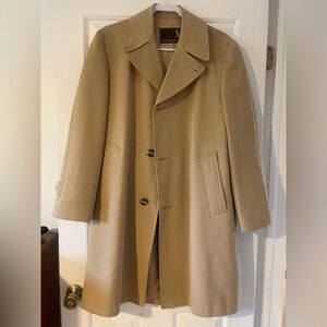 Oversized Tan Trench Coat - Fits M/L or oversized S